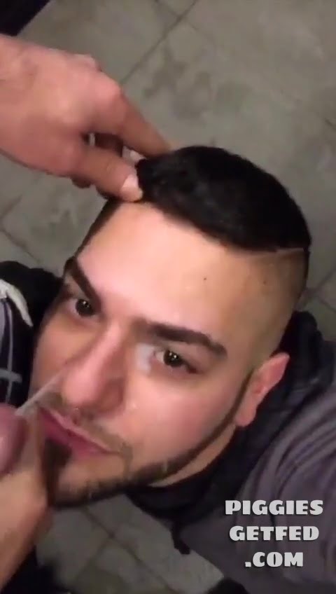 Cum in his eye