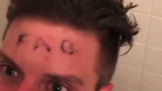 "Just fuckin' ruined your pretty boy looks"