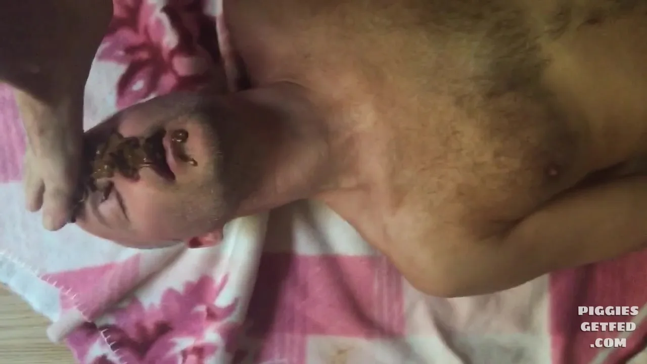 Shit on his face and rub it in