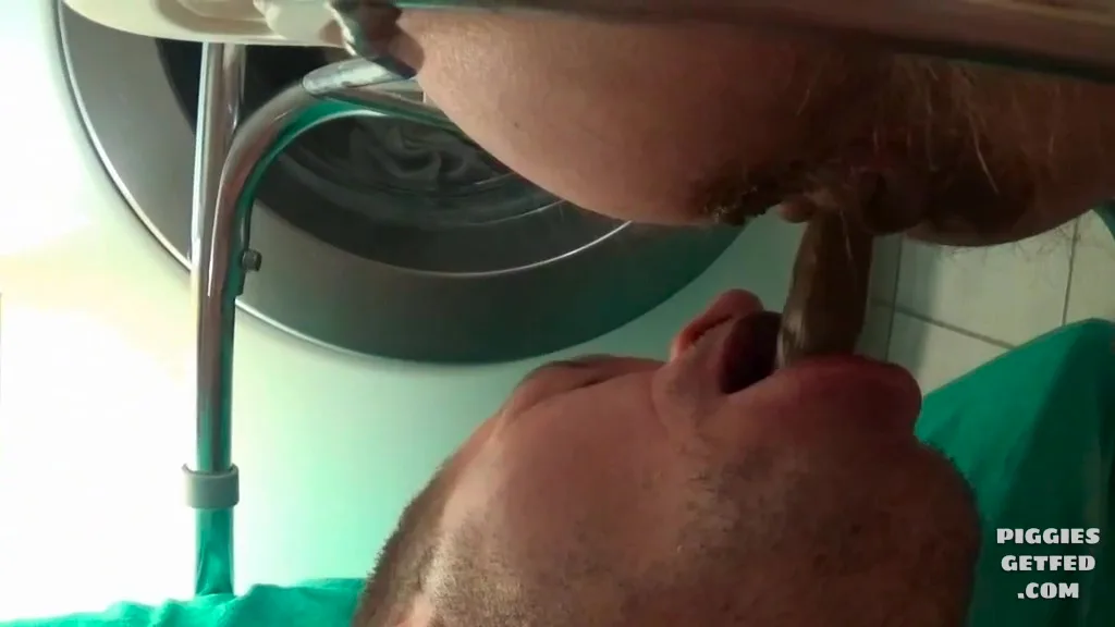 Swallowing his buddy’s dump