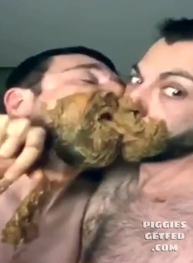 Kissing shitpigs