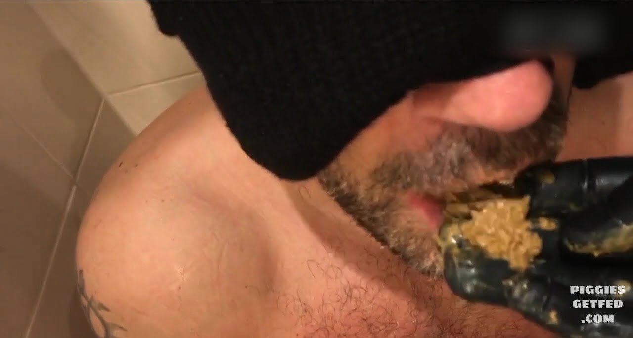 Aftermath of a forced feeding - PiggiesGetFed Gay Scat Videos and Gay Fetish Videos