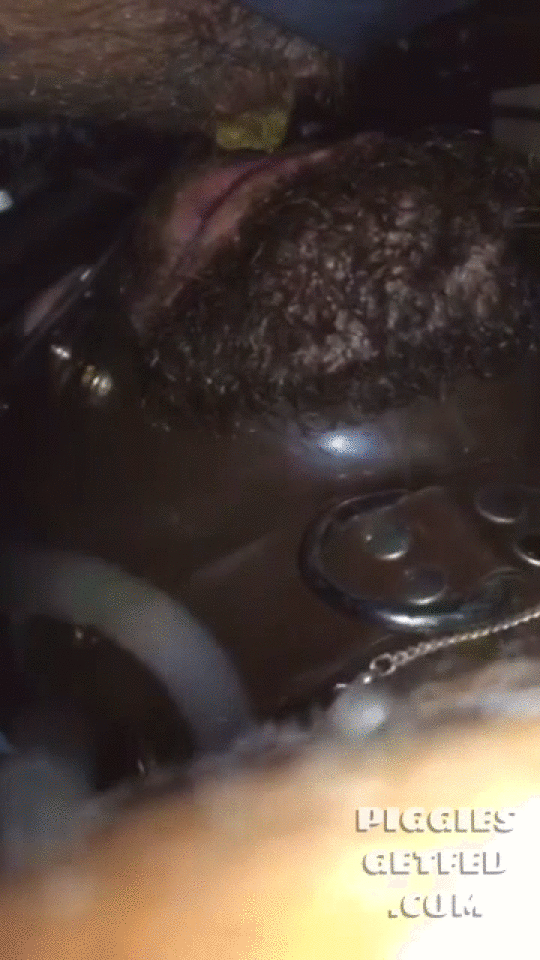 Feeding the toilet shit and cock