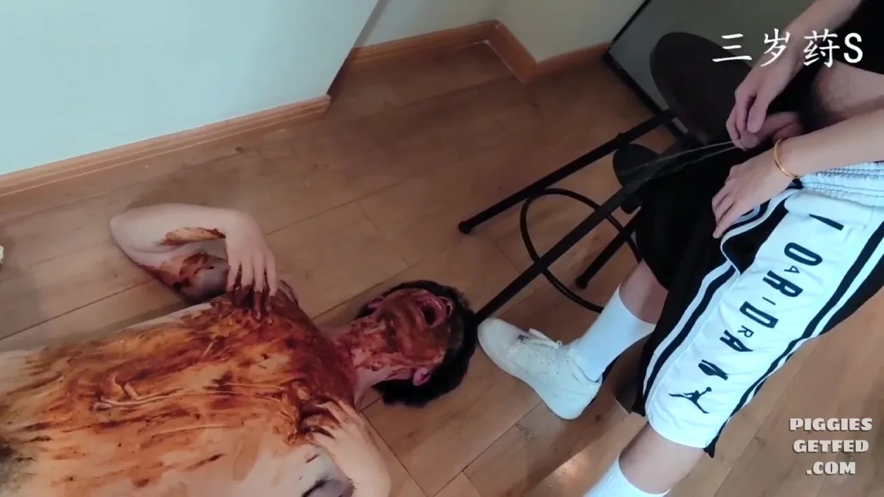 Covered in his filth